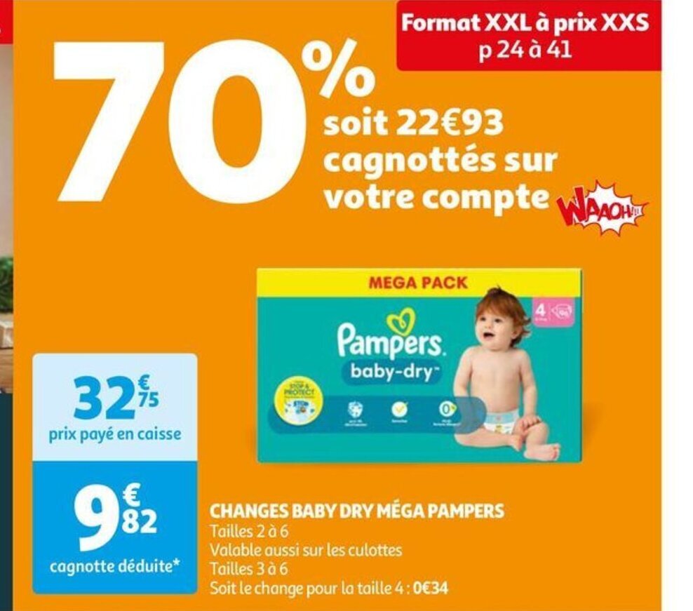 pampers 6 auchan