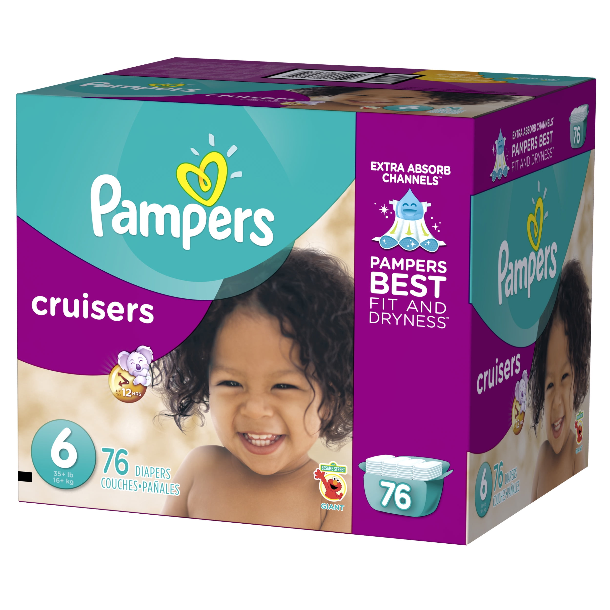 pampers 76 szt 2