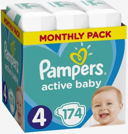 pampers active baby 4 9-14 kg ceneo