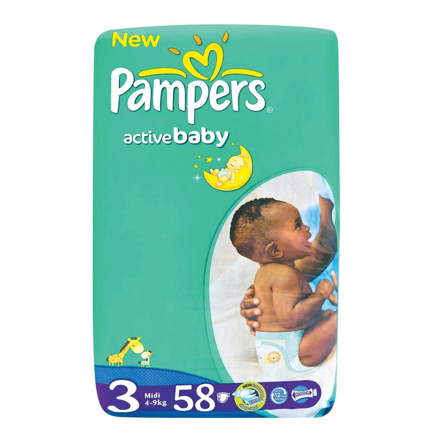 pampers active baby 58