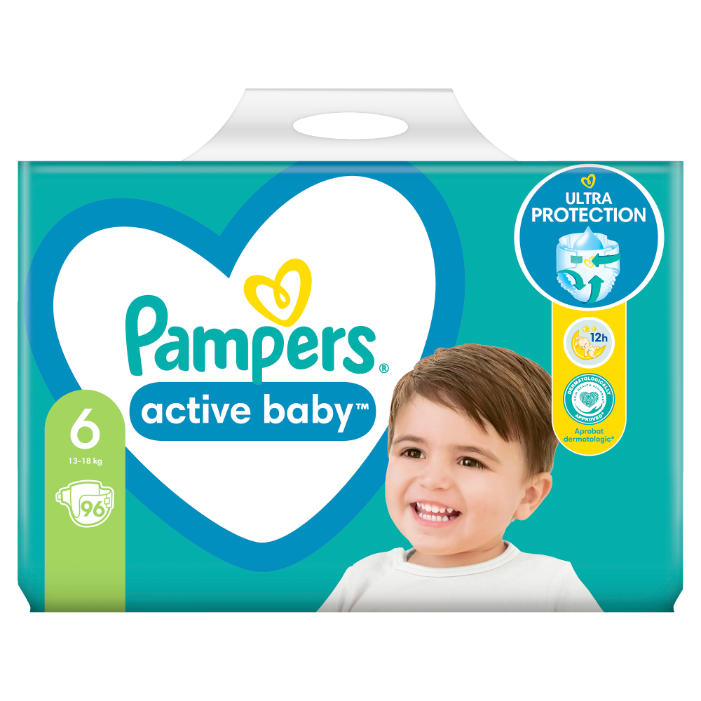 pampers active baby-dry pieluchy rozmiar 3 midi 5-9kg 208 sztuk