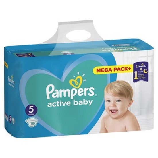 pampers active baby mega pack 5