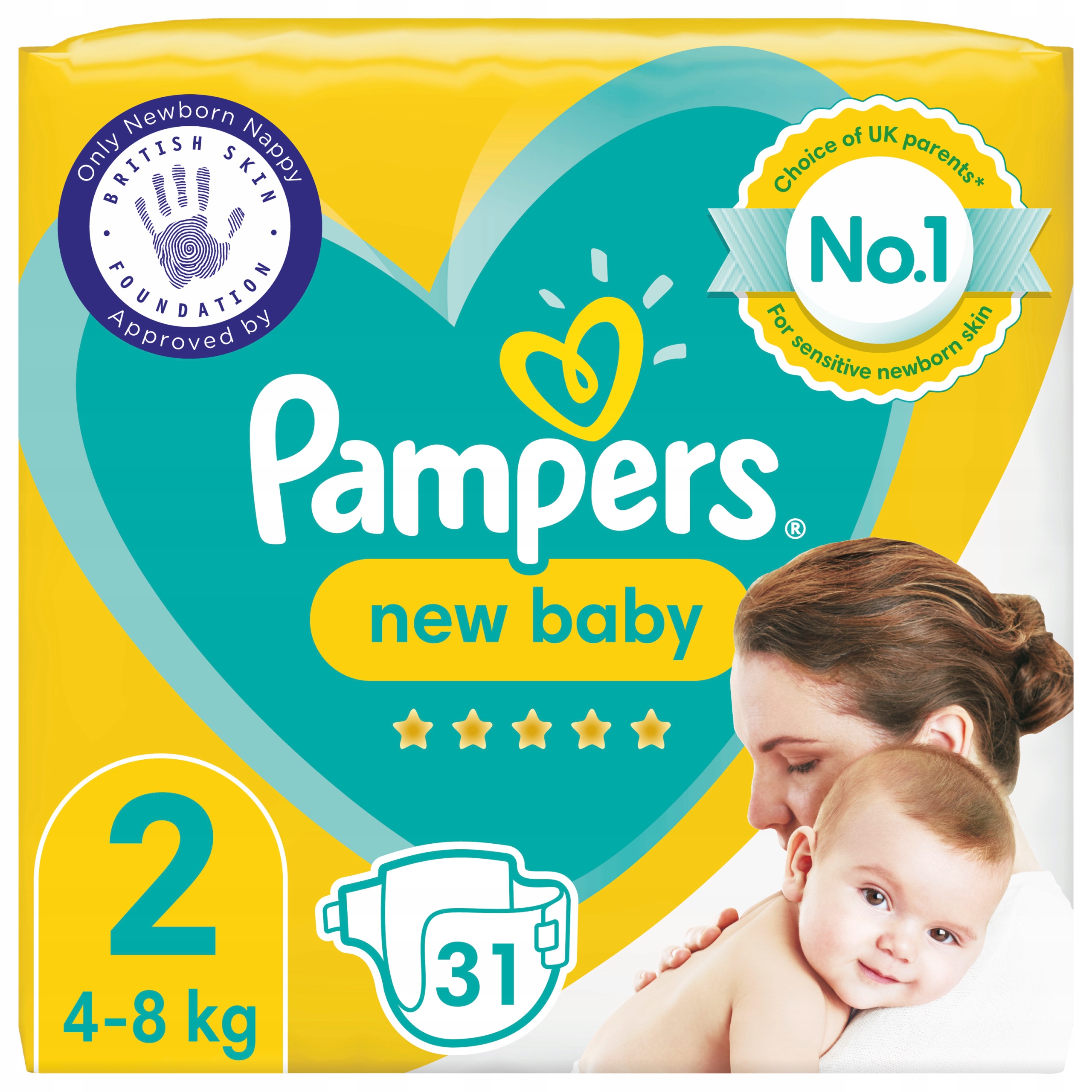 pampers active baby pieluchy rozmiar 2 mini 4-8kg 3x76 sztuk