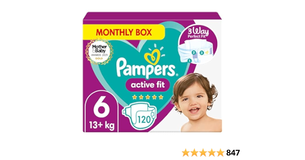 pampers active fit 6