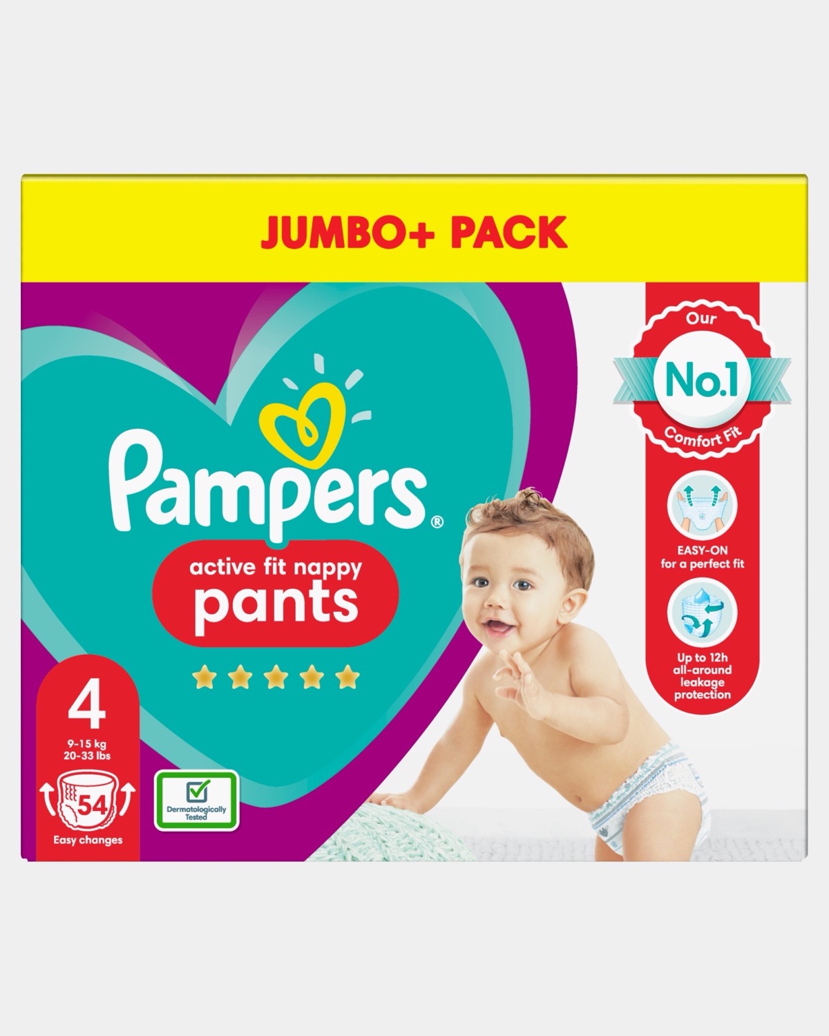 pampers active fit size 4 nappies