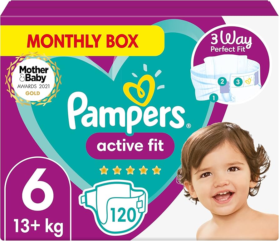 pampers active fit size 4 nappies