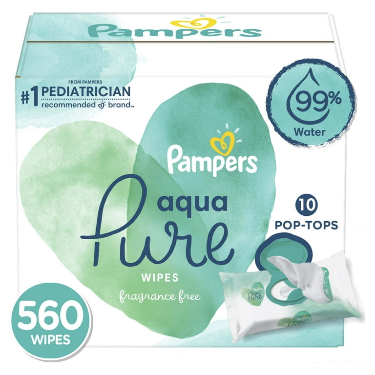 pampers aqua pure wipes target