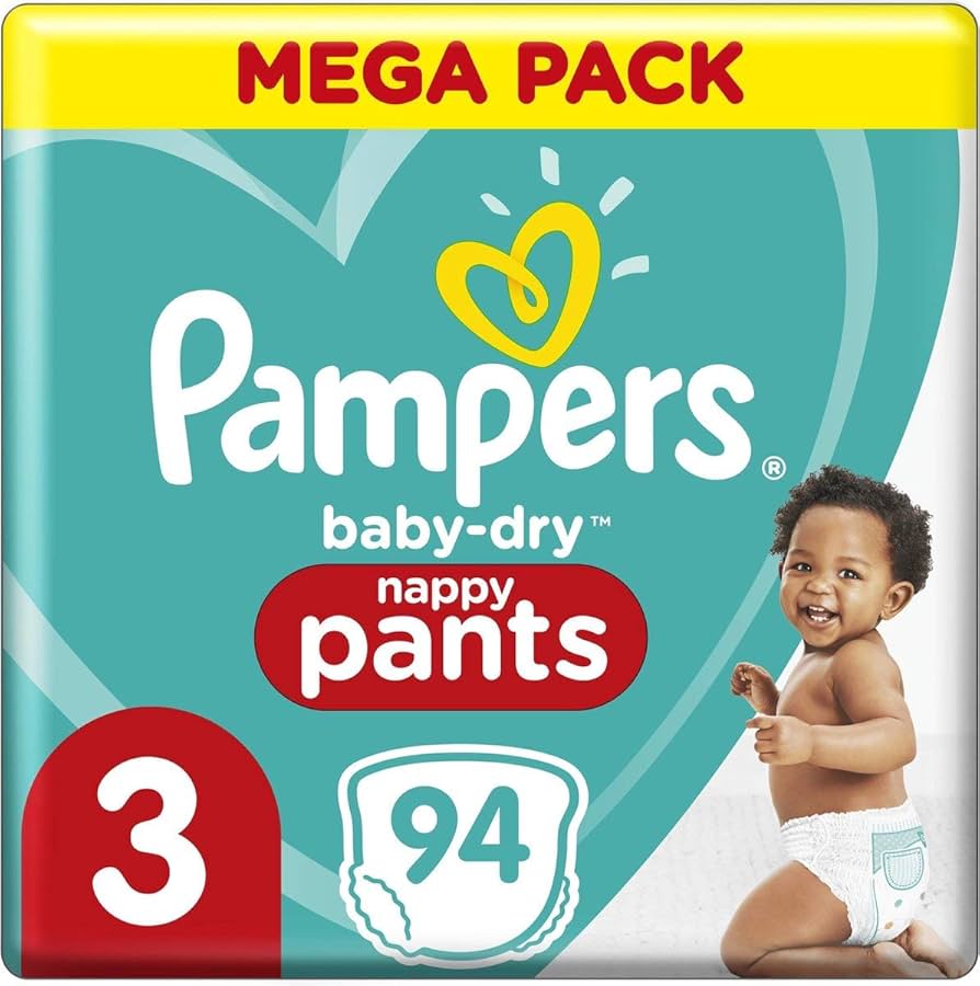 pampers białe