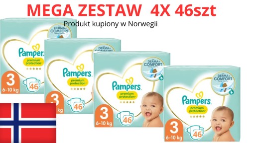 pampers cena w norwegii