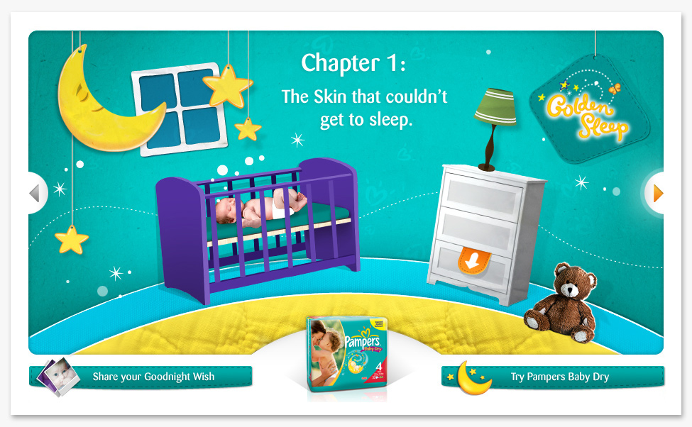 pampers golden sleep