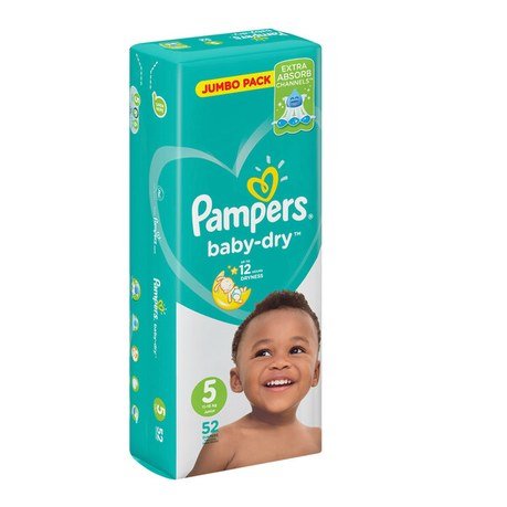 pampers jumbo pack size 5