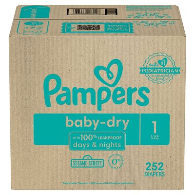 pampers large box