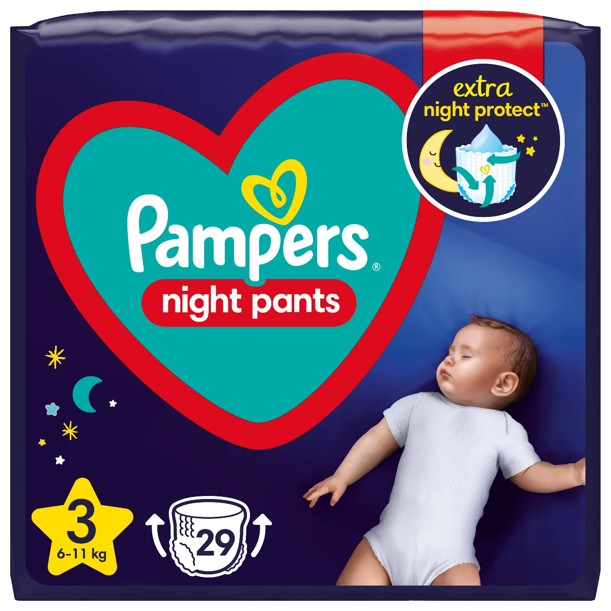 pampers na noc i dzien