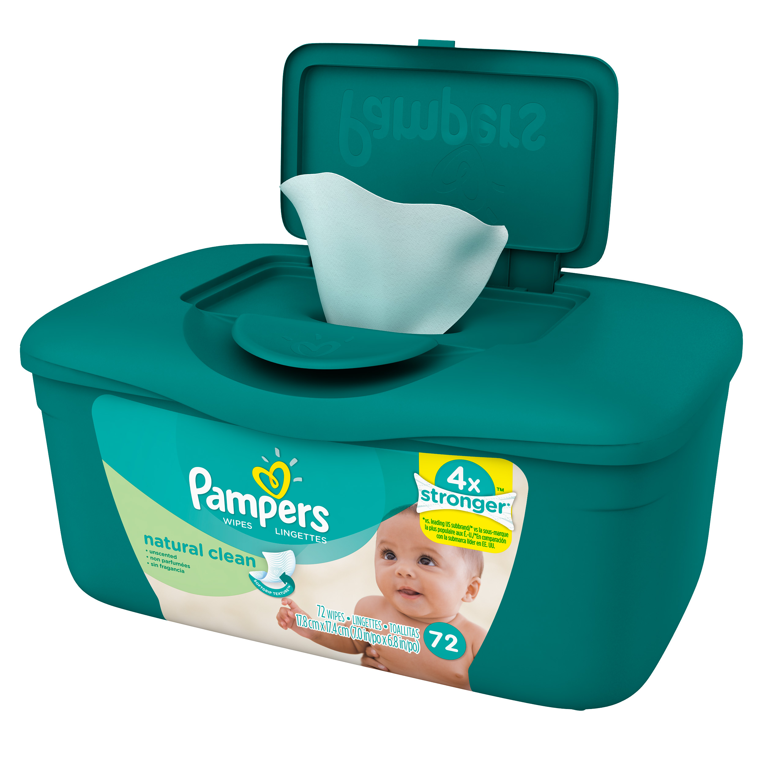 pampers natural clean wipes