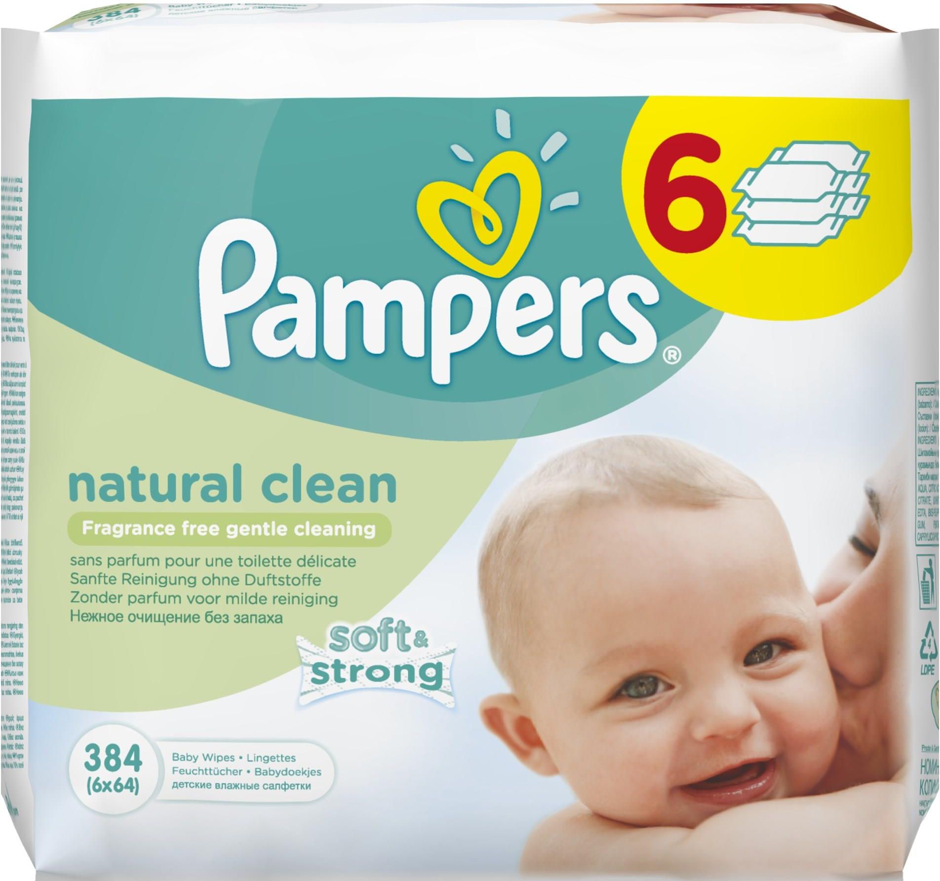 pampers naturally clean opinie