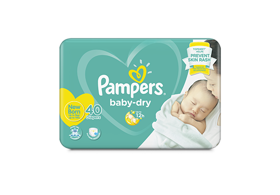 pampers new born dry