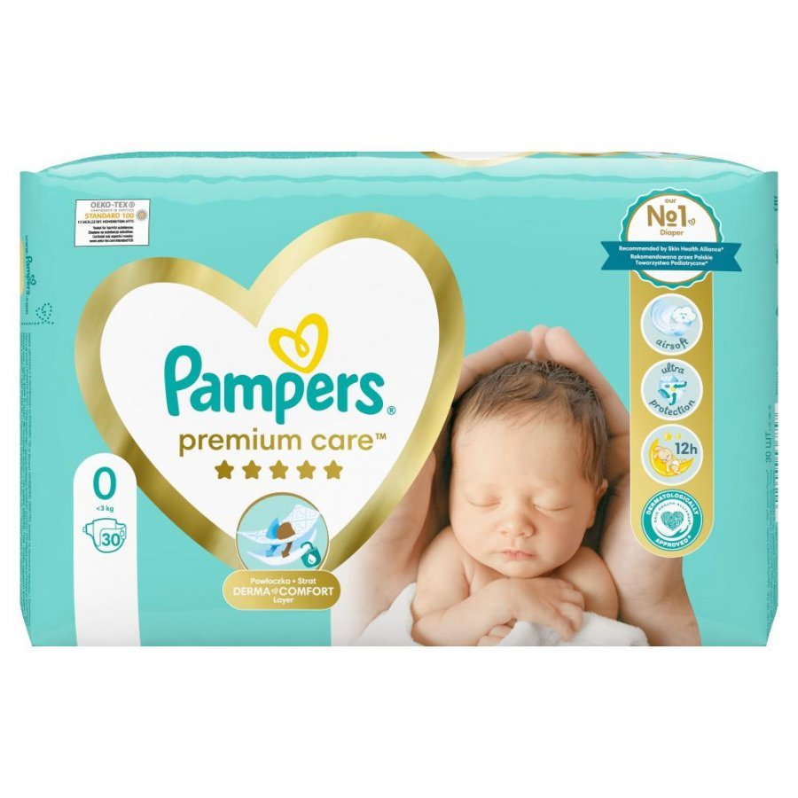 pampers newborn 0 cena