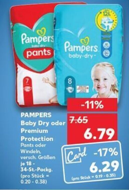 pampers panty kaufland