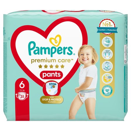 pampers pomaranczowe 6