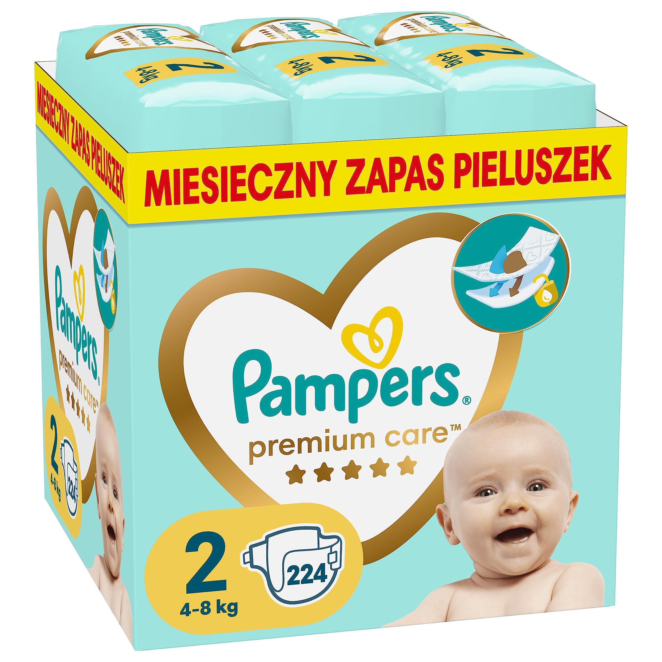 pampers premium care 2 240 szt cena