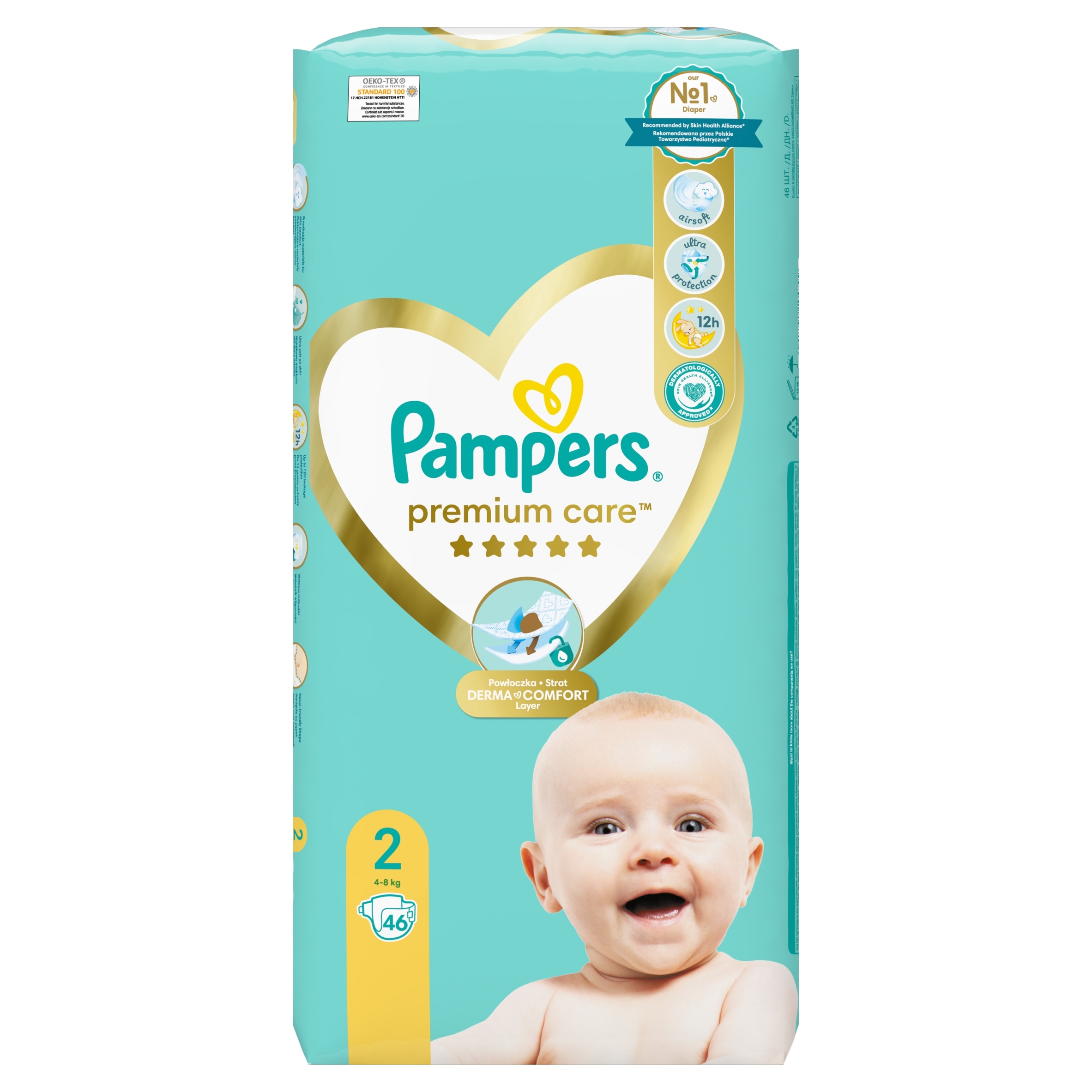 pampers premium care 2 na ile kg