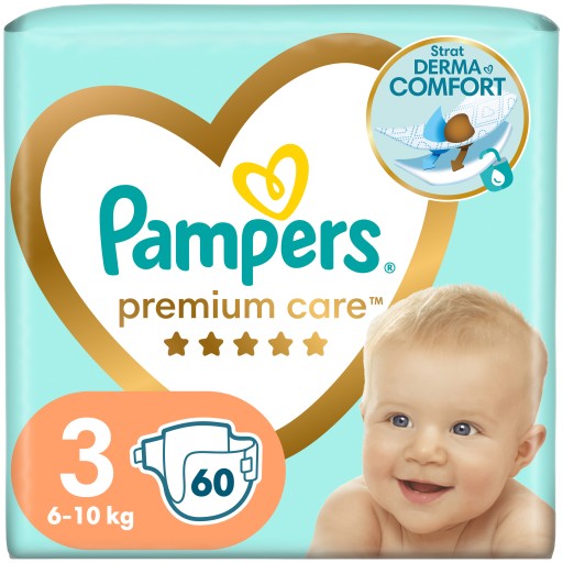 pampers premium care 3 60 szt cena