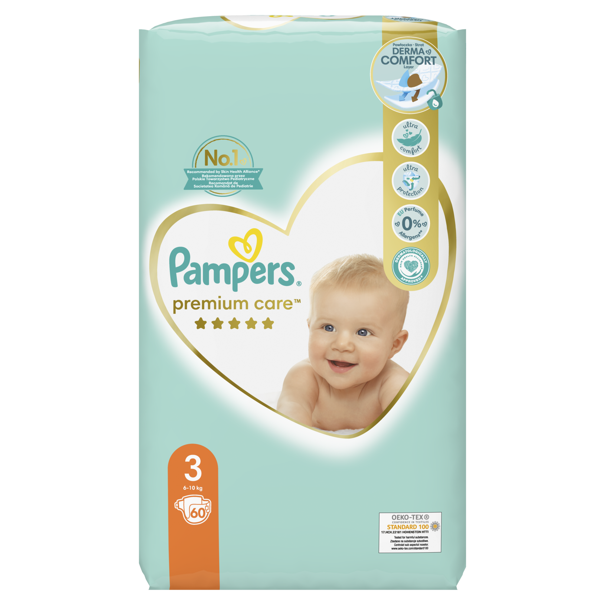 pampers premium care 3 midi 4-9kg 60 erhfbyf