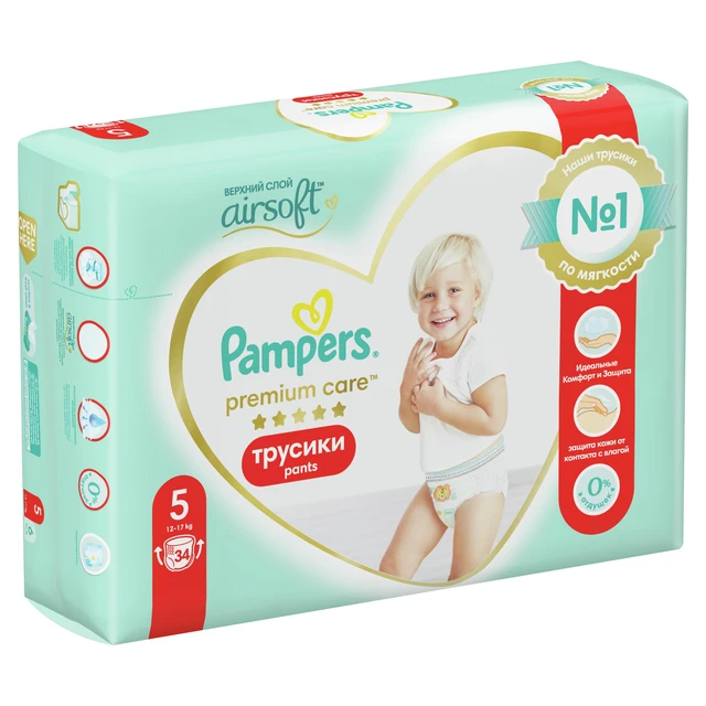 pampers premium pants 5 34