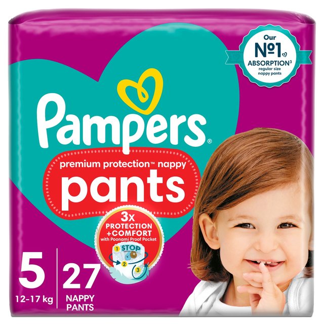 pampers premium pants size 5