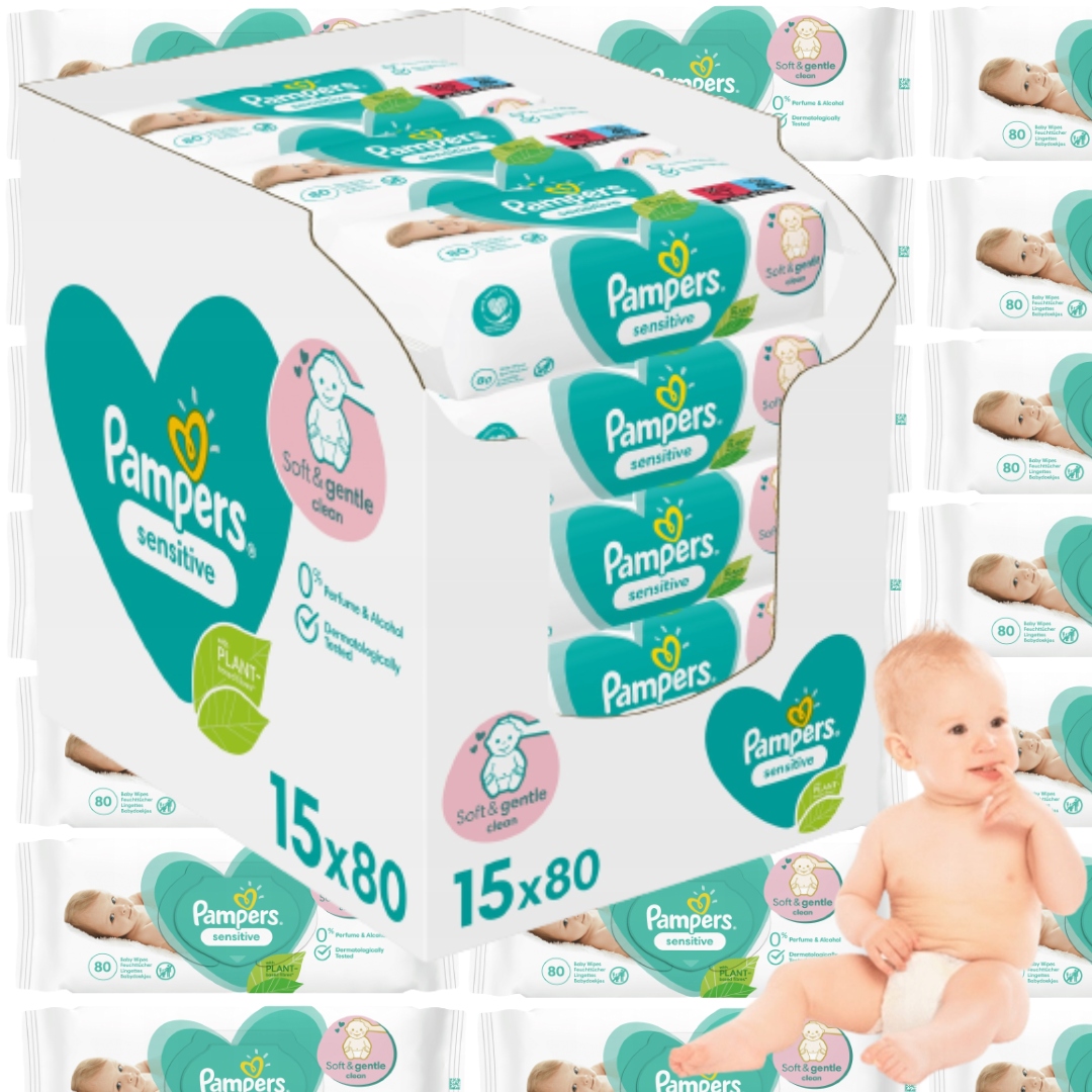 pampers sensitive allegro