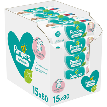 pampers sensitive chusteczki zapach