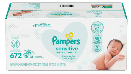 pampers sensitive wipes