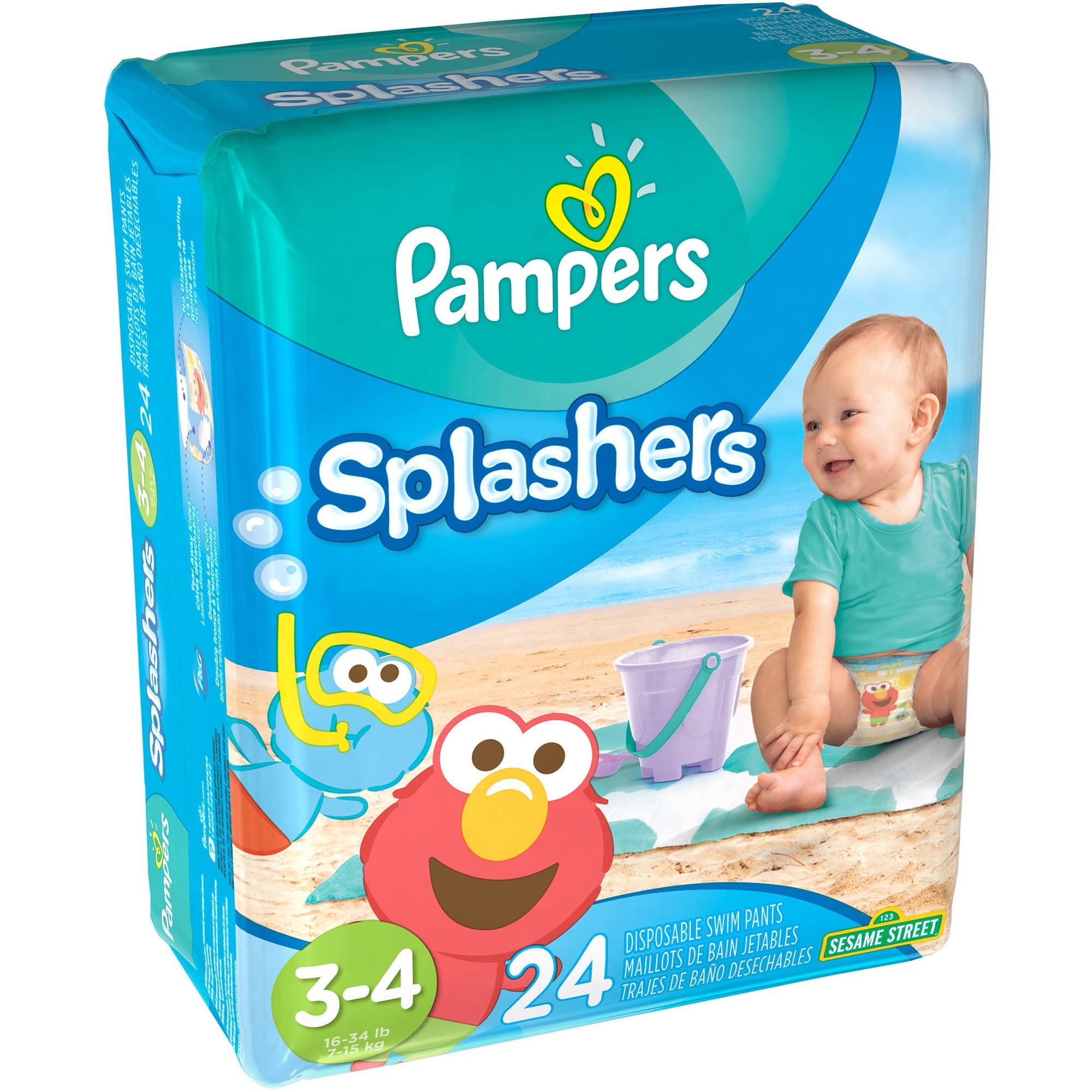 pampers splashers size 3 4