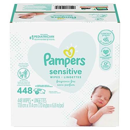 pampers wet wipes box