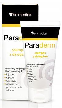 paraderm szampon z dziegciem 150g skład