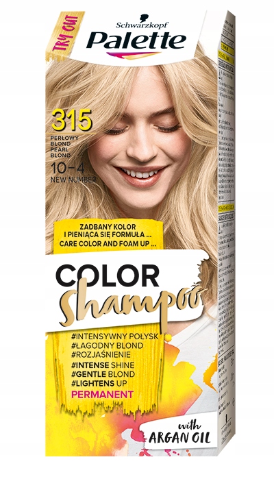 perłowy blond szampon koloryzujący