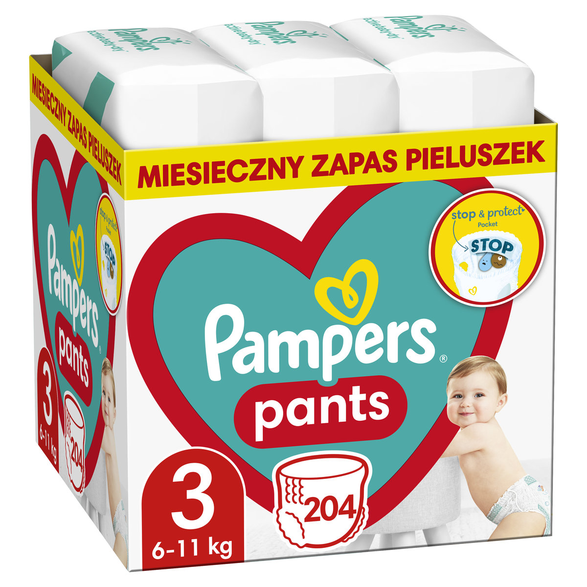 pieluchomajtki pampers 3 pasek z tylu po co