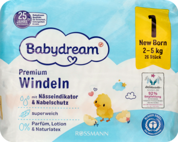 pieluchy babydream rossmann