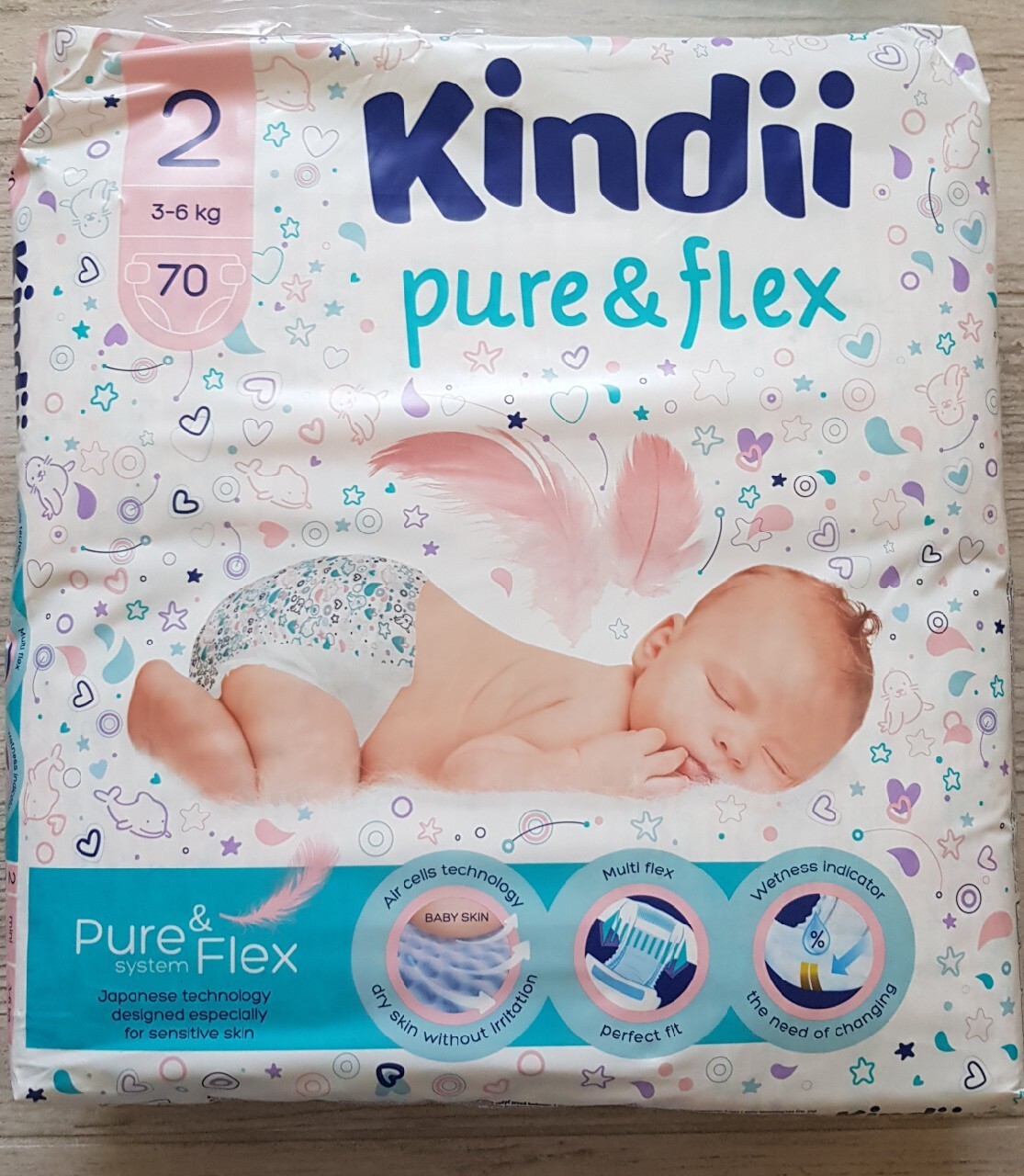 pieluchy kindii 2x