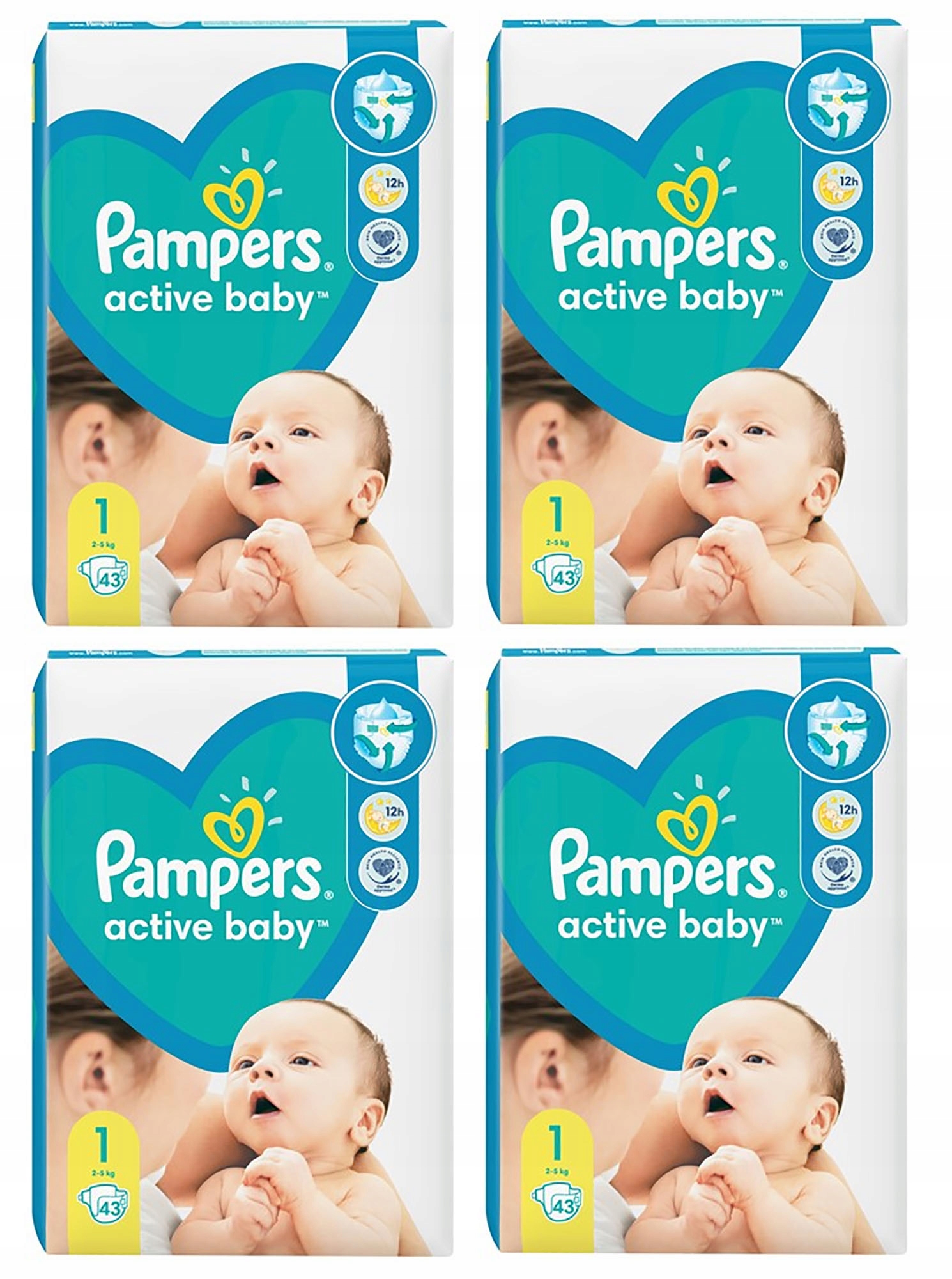 pieluchy pampers 1 43szt cena