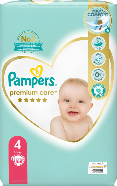 pieluchy pampers 4 premium care