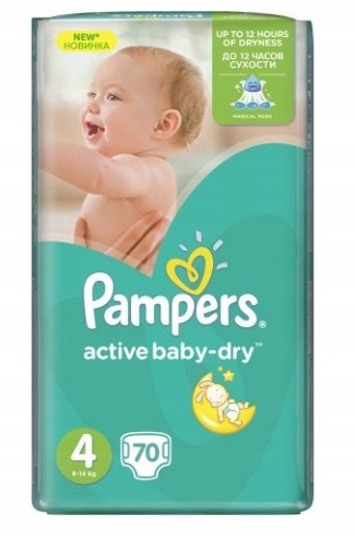 pieluchy pampers active baby dry 3