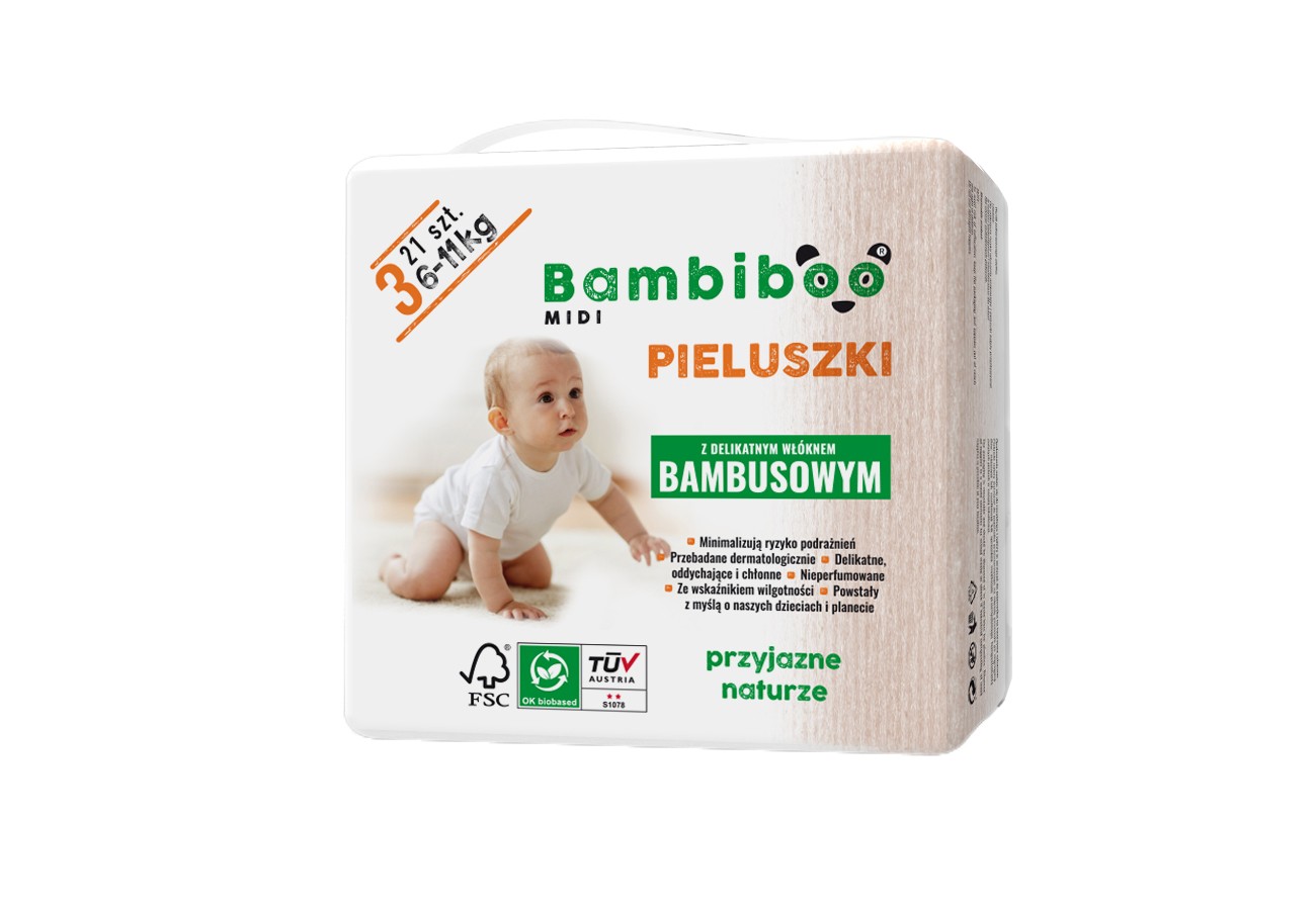 pieluszki jednorazowe bambiboo