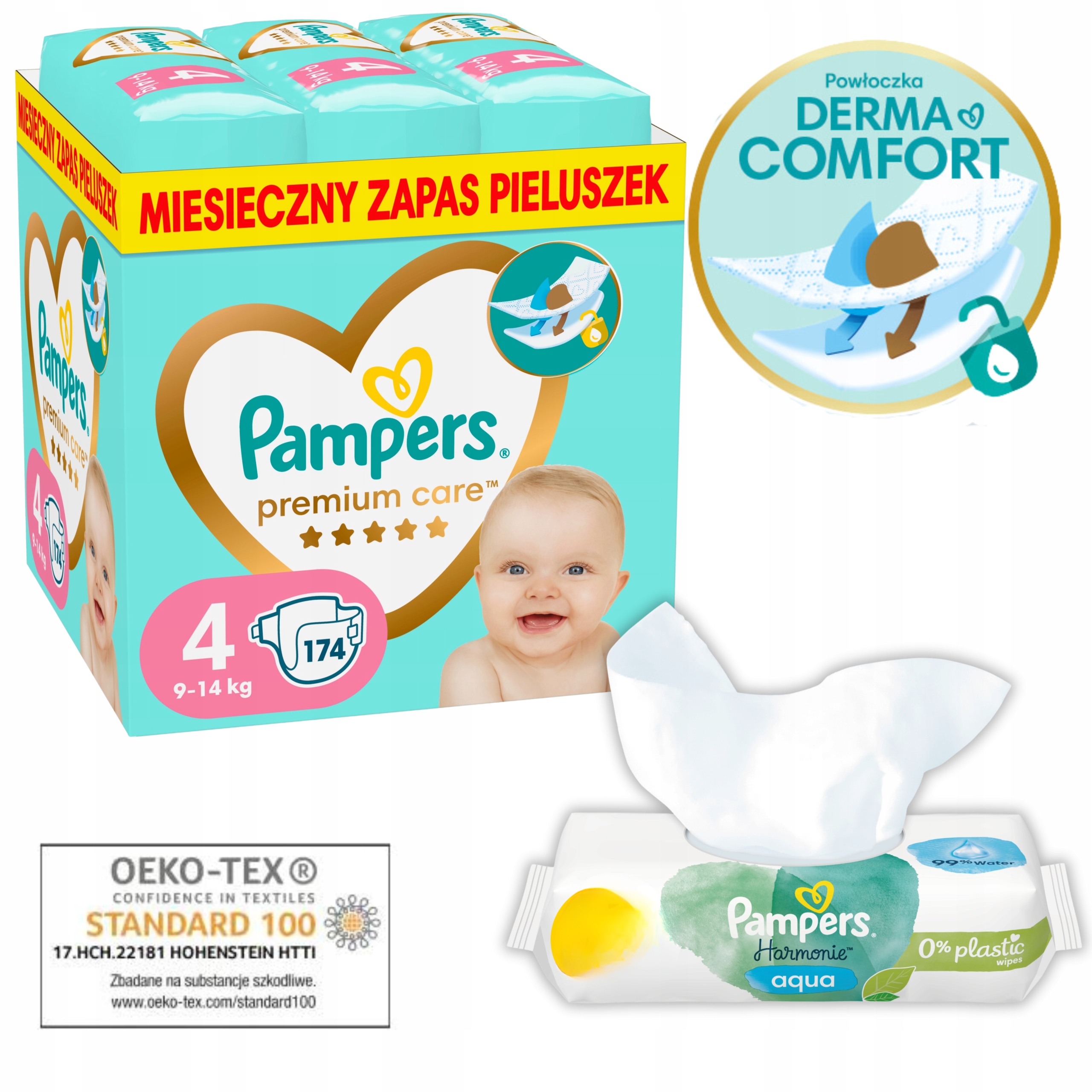 pieluszki pampers z chusteczkami