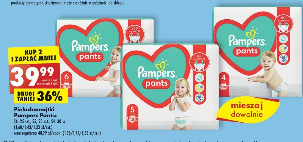 promocja pampers pants 4