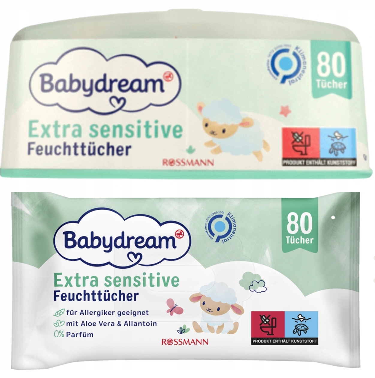 pudełko na chusteczki nawilżane babydream rossmann