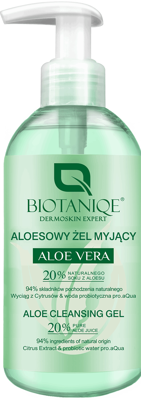 płyn do mycia twarzy aloesowy