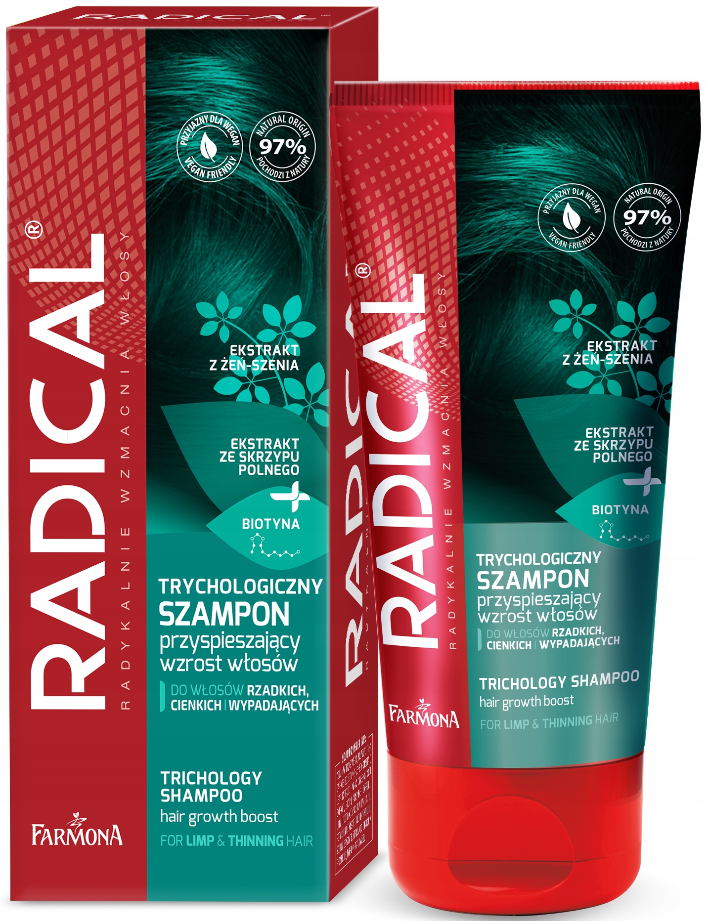 radical szampon na porost włosów