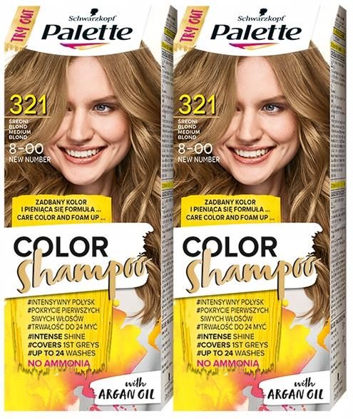 średni blond palette szampon koloryzujący