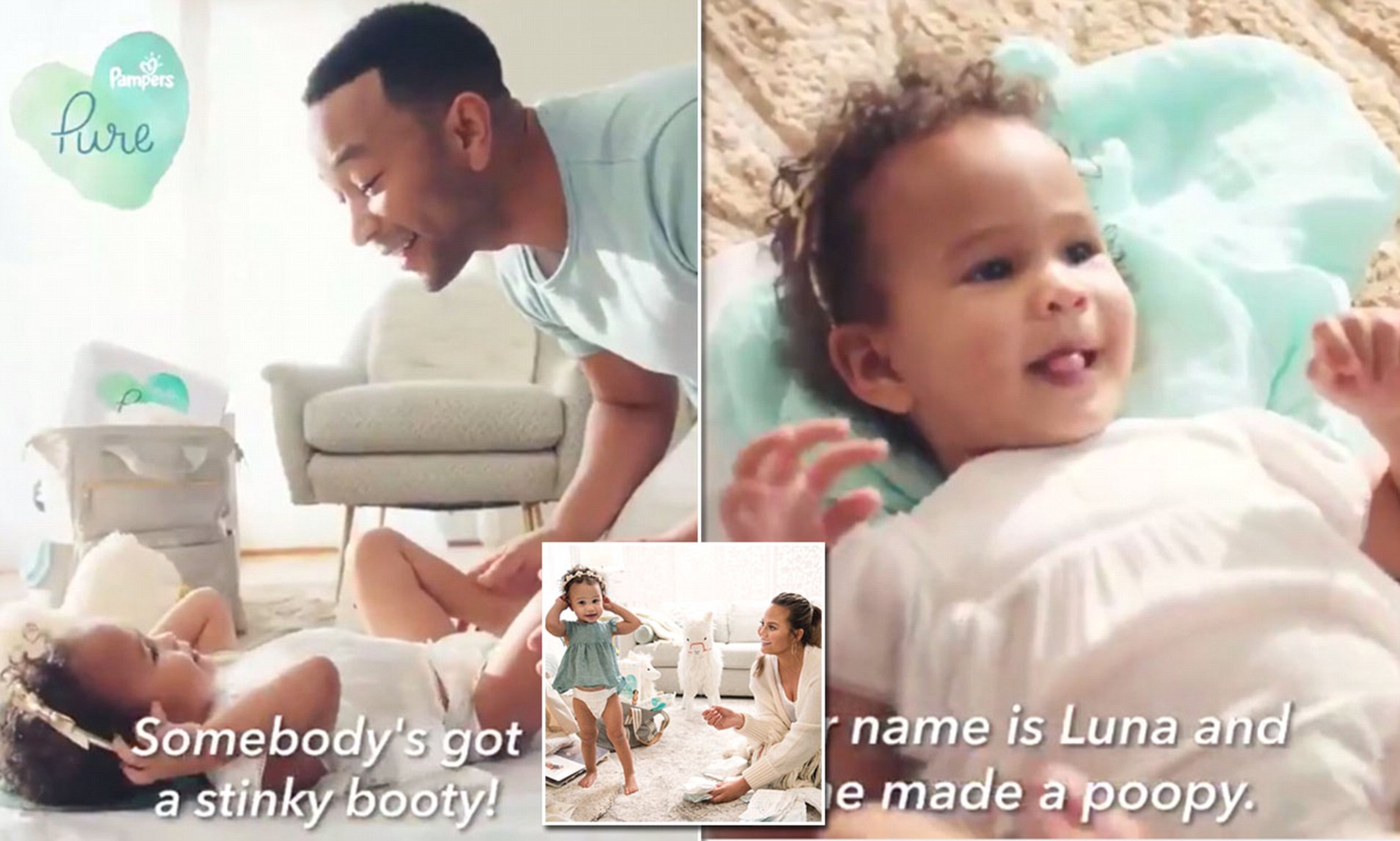 reklama pampers john legend